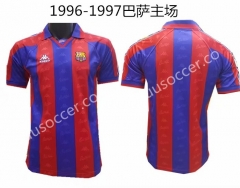 Retro Version 1996-1997 Barcelona Home Red&Blue Thailand Soccer Jersey AAA