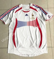 Commemorative Edition 2006 France White Thailand Soccer Jersey AAA