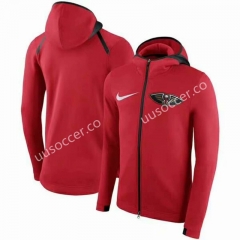 NBA Red With Hat Jacket Top 19