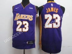 Lakers NBA Purple #23 Jersey