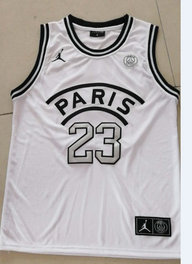 NBA Jordan Paris White  #23 Jersey