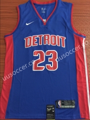 NBA Detroit Pistons Blue #23 Jersey
