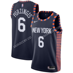 City Version NBA New York Kinicks Black #6 Jersey