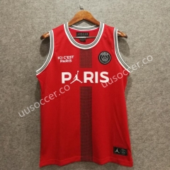 NBA Jordan Paris Red Jersey