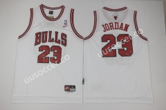 NBA Chicago Bull White #23 Jersey
