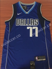 NBA Dallas Mavericks  Blue #77 Jersey