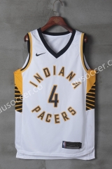 NBA Indiana Pacers White #4 Jersey