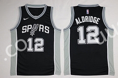 NBA San Antonio Spurs Black #12 Jersey