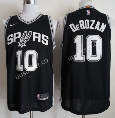NBA San Antonio Spurs Black #10 Jersey