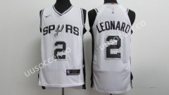 NBA San Antonio Spurs White #2 Jersey