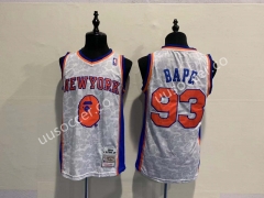 Bape Version NBA New York Kinicks White #93 Jersey