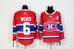 NHL Montreal Canadiens Red #6 Jersey