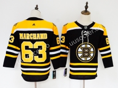 NHL Boston Bruins Yellow #63 Jersey