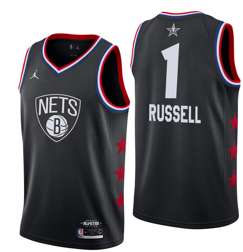 All-Star Version NBA Brooklyn Nets Black #1 Jersey