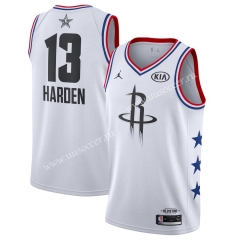 All-Star Version NBA Houston Rockets White #13 Jersey