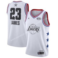 2019 All-Star Version Lakers NBA White #23 Jersey
