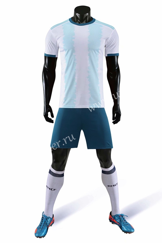 soccer jersey blue and white