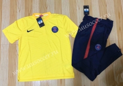 2018-2029 PSG Yellow Thailand Polo Uniform-815