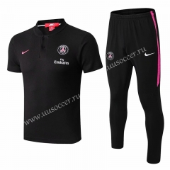 2018-2029 PSG Black Thailand Polo Uniform-815