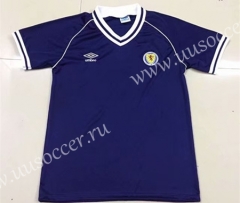 1982 Retro Version Scotland Blue Thailand Soccer Jersey AAA-AY