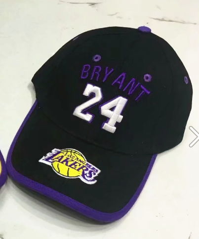 Lakers Black #24 Basketball Hat