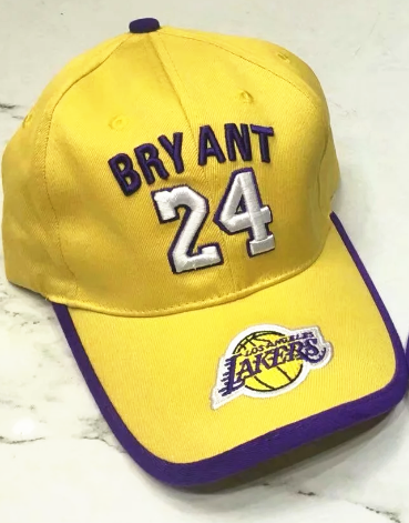 Lakers Yellow #24 Basketball Hat
