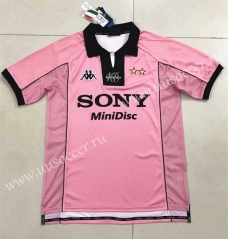 Retro Version 1997-1998 Juventus Pink Thailand Soccer Jersey AAA-407