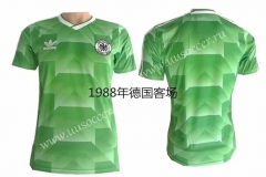 1988 Retro Version Germany Away Green Thailand Soccer Jersey AAA