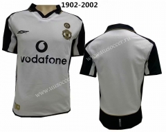 1902-2000 100th Classic Version Manchester United WhiteThailand Soccer Jersey AAA