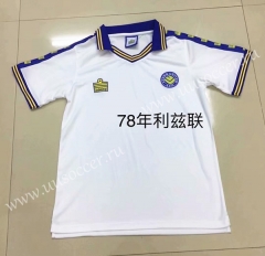 1978 Retro Version Leeds United White Thailand Soccer jersey AAA-GD