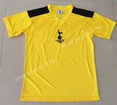 1982 Retro Version Tottenham Hotspur Yellow Thailand Soccer Jersey AAA-AY