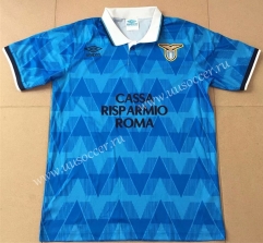 1989 Retro Version Lazio Home Blue Thailand Soccer Jersey AAA-AY