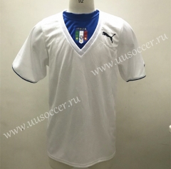2006 Retro Version Italy Away White Thailand Soccer Jersey AAA-SL