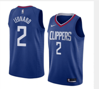 NBA Los Angeles Clippers Blue #2 Jersey