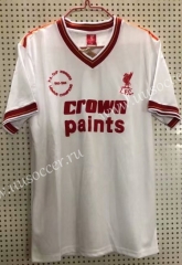 85-86 Retro Version Liverpool White Thailand Soccer Jersey AAA-811