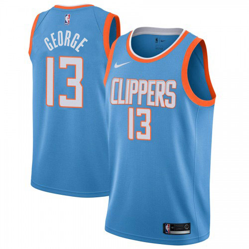 NBA Los Angeles Clippers Sky Blue #13 Jersey