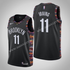 City Version NBA Brooklyn Nets Black #11 Jersey