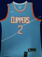NBA Los Angeles Clippers Light  Blue #2 Jersey