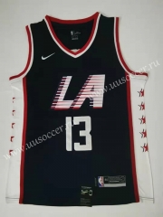 City Version NBA Los Angeles Clippers Blue #13 Jersey