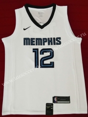 NBA Memphis Grizzlies White #12 Jersey