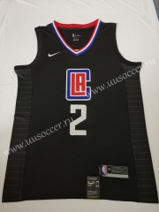 NBA Los Angeles Clippers Black #2 Jersey