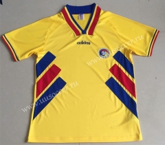 1994 Retro Version AS Roma Yellow Thailand Soccer Jersey AAA-AY