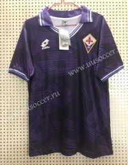 1992-1993 Retro Version Fiorentina Home Purple Thailand Soccer Jersey AAA-811