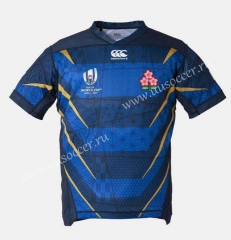 2019 World Cup England Away Black & Blue Rugby Jersey