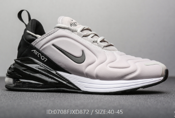 Gray & White Sport Shoes