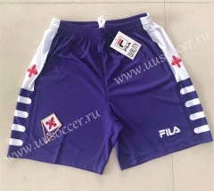 1998 Retro Version  ACF Fiorentina  Purple Thailand Soccer Shorts-510