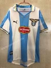 1999- 2000 Retro Version Lazio Home Blue & White Thailand Soccer Jersey AAA-811
