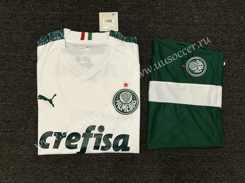 2019-2020 Palmeiras Away White Soccer Uniform710,Palmeiras