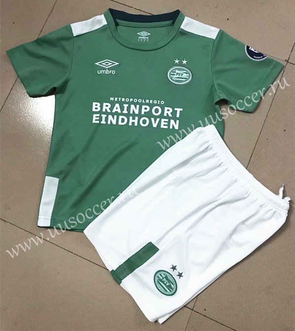 2019-2020 PSV Eindhoven 2nd Away Green Kids/Youth Soccer Uniform ...