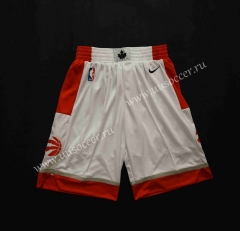 NBA Toronto Raptors Red & White Shorts
